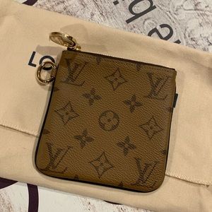 Authentic LV square pouch in reverse monogram